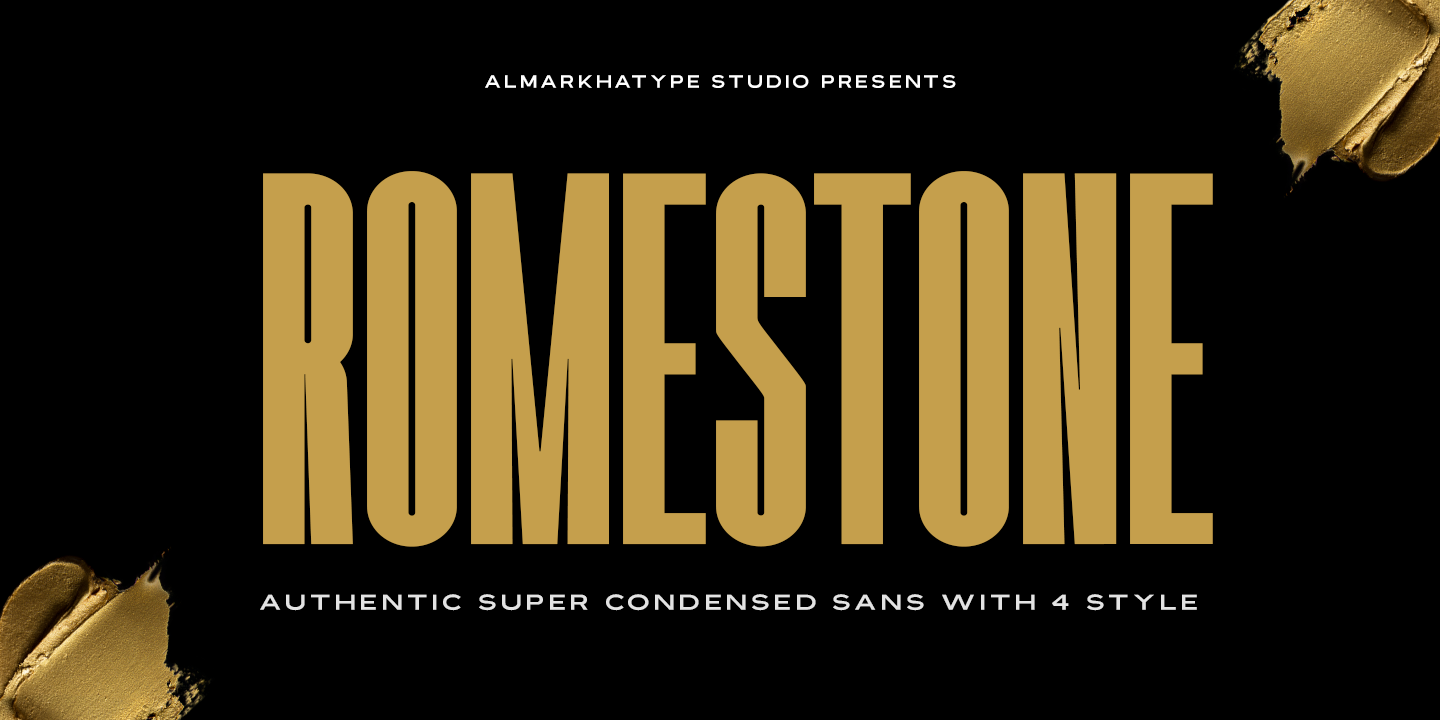 フォント Romestone